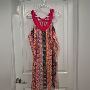 Rose & Olive Multicolor Sleeveless Dress